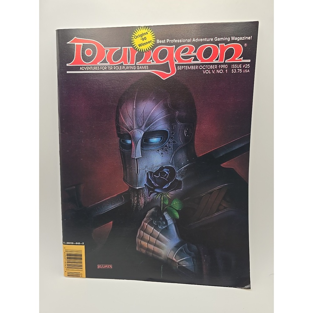 Dungeons and‎ Dragons Dungeon magazine #25 Sept/Oct 1990